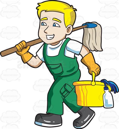 janitor clipart